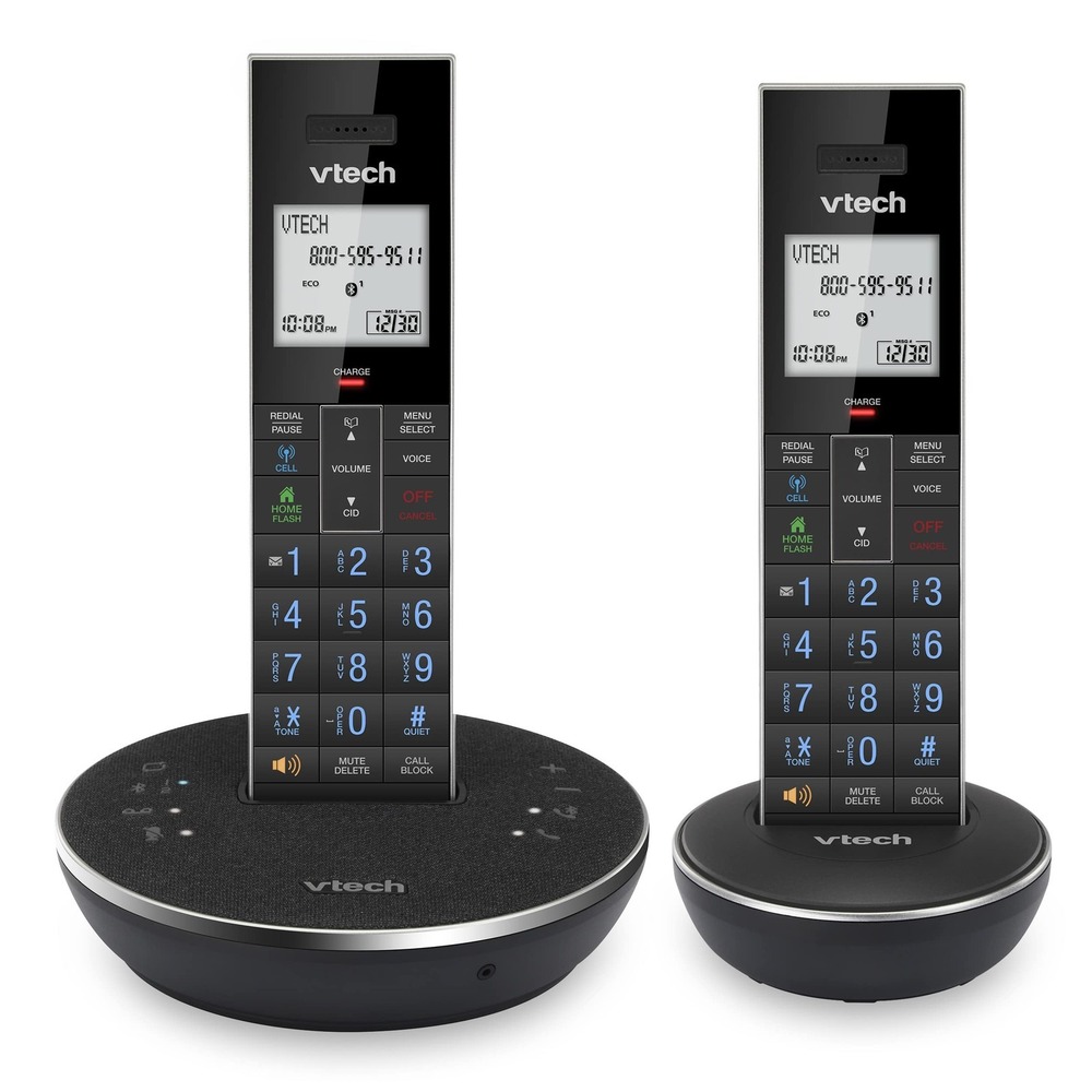 VTech LS6381-2 DECT 6.0 Cordless Phone 2 Handsets Bluetooth Answering System